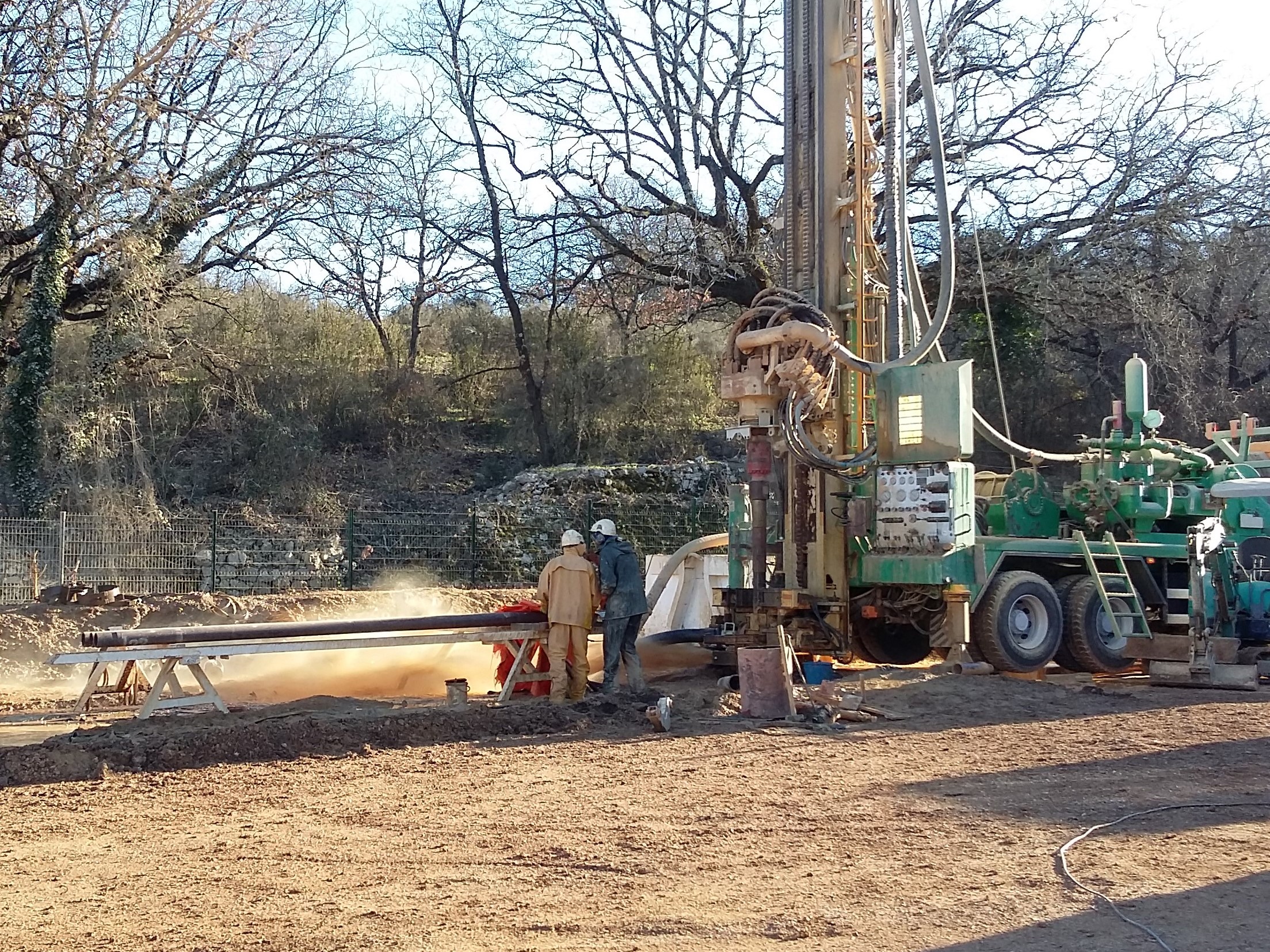 Réalisation d’un forage d’exploitation pour l’AEP du SIEA de la Région de Ganges