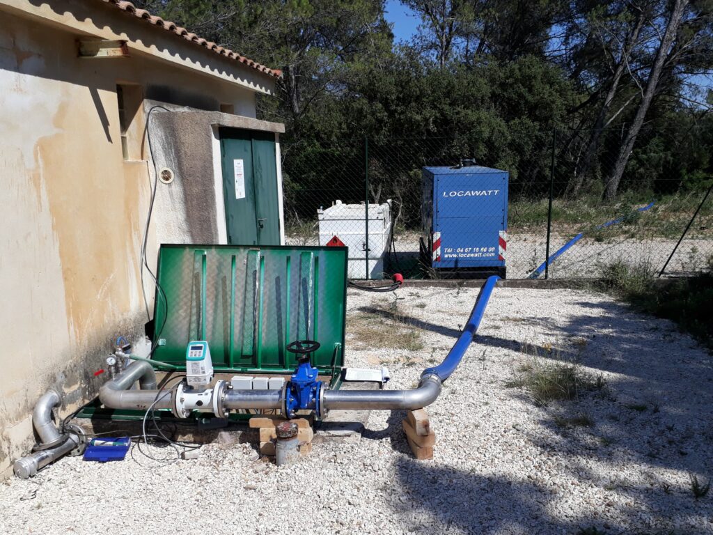 CANM Cabrieres Captage Palay Essais par pompage