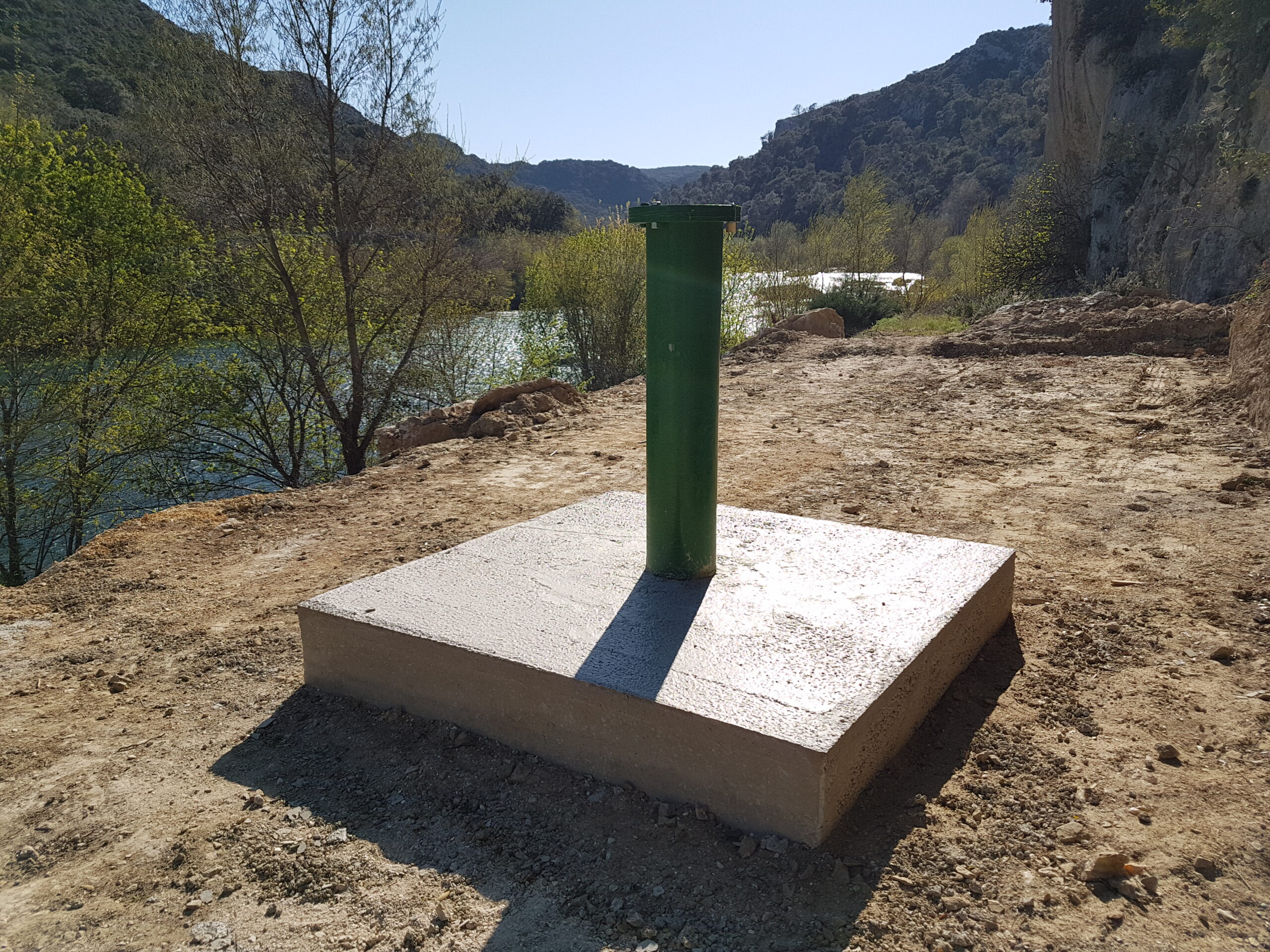 Nos actualités 5 Réalisation d’un nouveau forage d’exploitation pour l’AEP de la commune de Collias