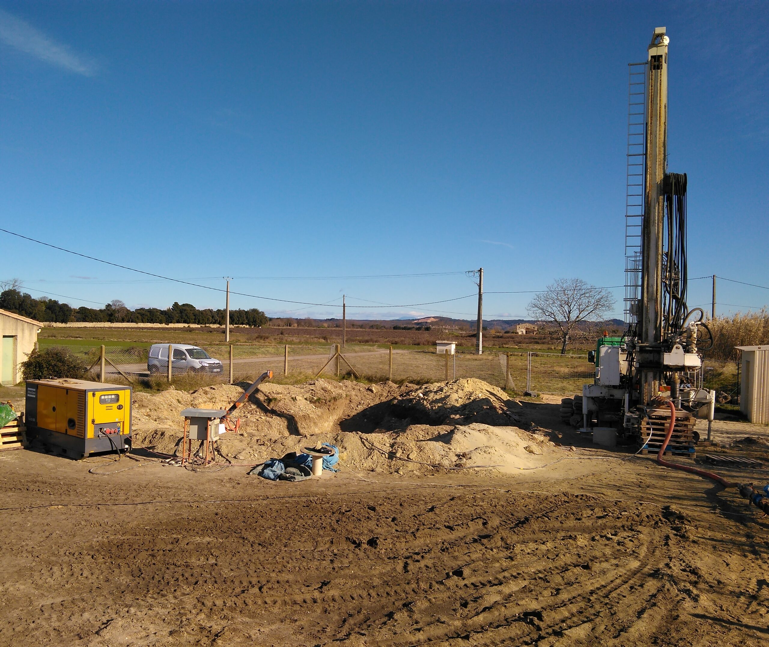 Réalisation d’un nouveau forage d’exploitation pour l’AEP du SIVOM de la région de Collorgues