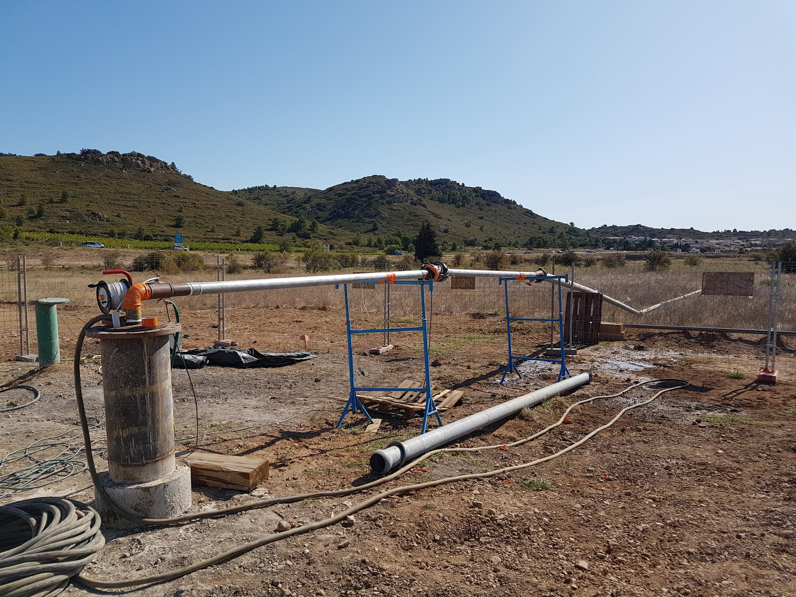 Réalisation d’un nouveau forage d’exploitation pour l’AEP de la commune de Montredon des Corbières