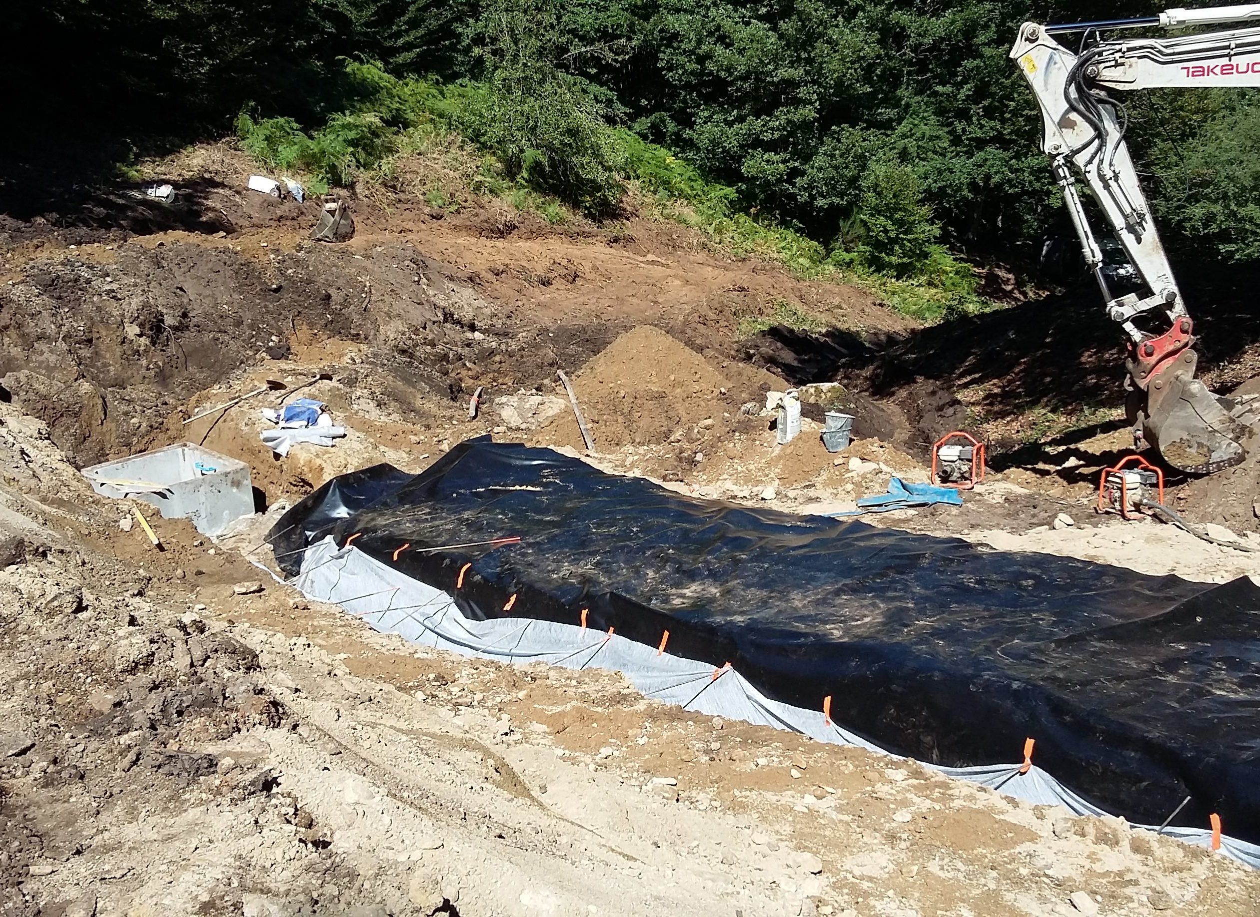 Nos actualités 1 Suivi des travaux de réfection d’un captage de source pour la commune de Fraïsse-sur-Agoût